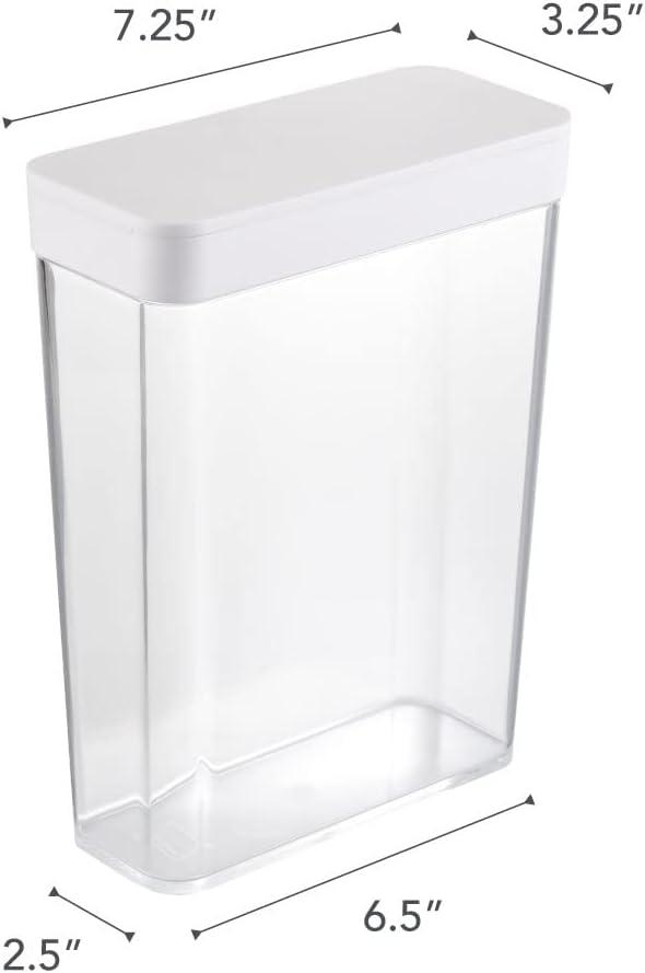 Yamazaki Home Yamazaki Home Dry Food Storage Container With Sliding Lid , Cereal, Grains, Pasta, Flour, 9.5 cups
