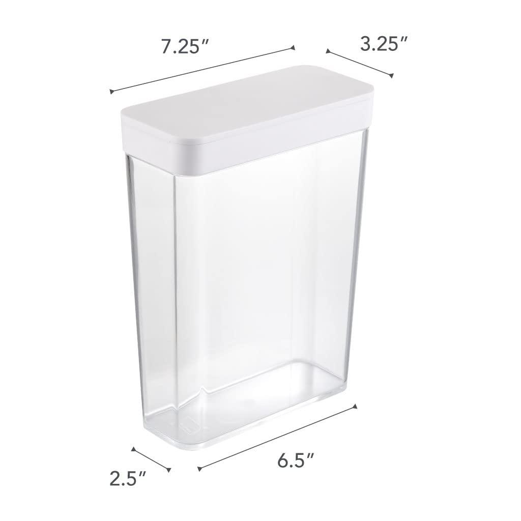 Yamazaki Home Yamazaki Home Dry Food Storage Container With Sliding Lid , Cereal, Grains, Pasta, Flour, 9.5 cups