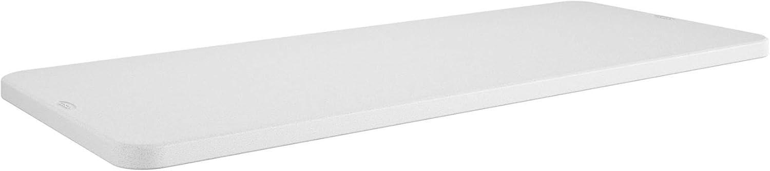 COSCO 6' Resin Folding Banquet Table, White