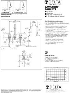 Other Core Two Handle Widespread Lavatory Faucet