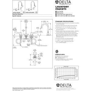 Other Core Two Handle Widespread Lavatory Faucet