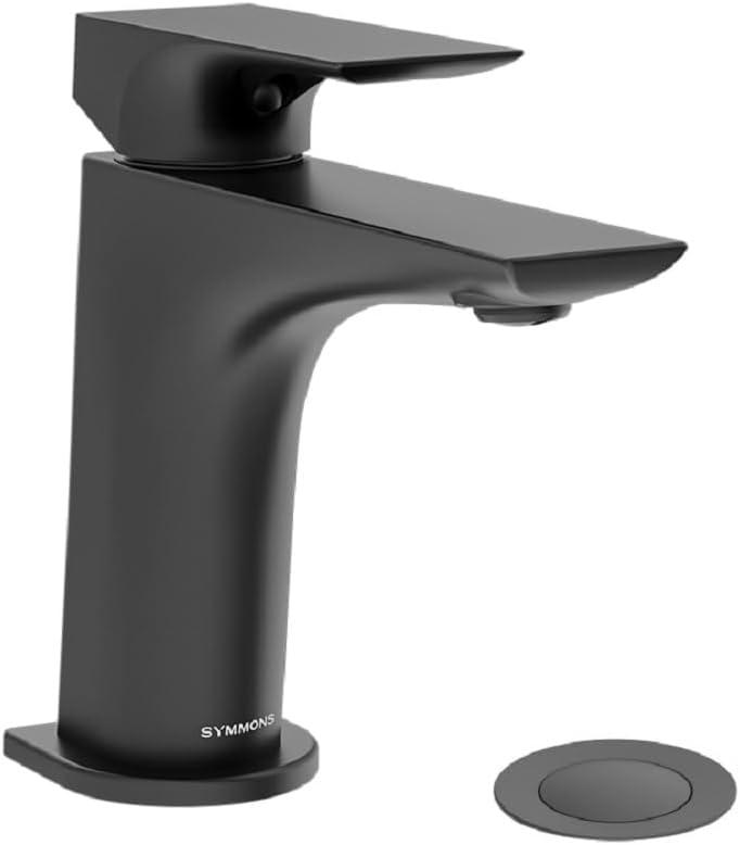 Verity Single Handle Bathroom Faucet with Push Pop Drain