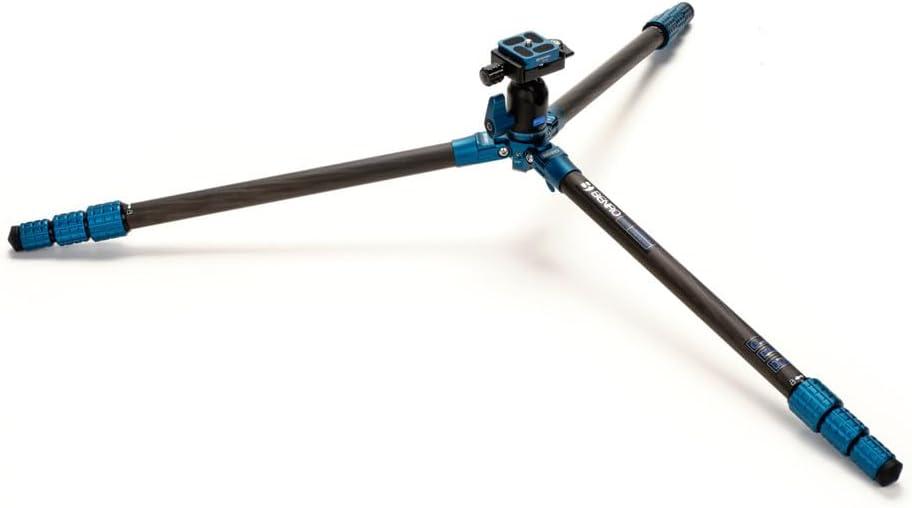 Benro 61.4" Black and Blue Aluminum Tripod with Ball Head