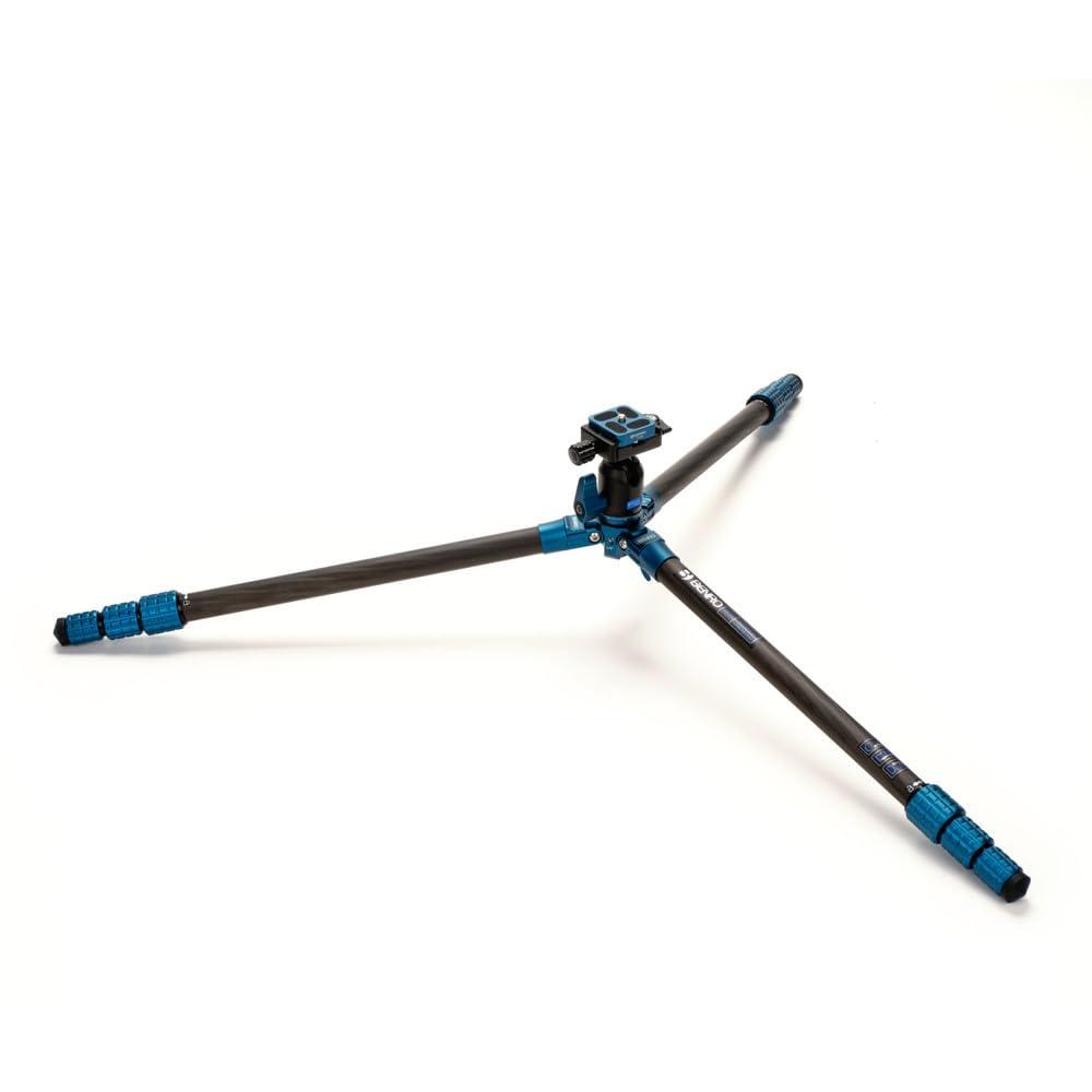 Benro 61.4" Black and Blue Aluminum Tripod with Ball Head
