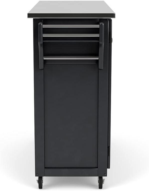 Homestyles Create-a-Cart Wood Rolling Kitchen Cart in Off White