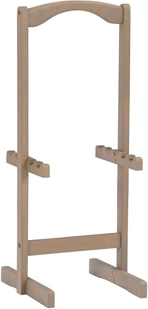 Riverbay Furniture 5-Piece Transitional Wood Tray Table Set in Gray