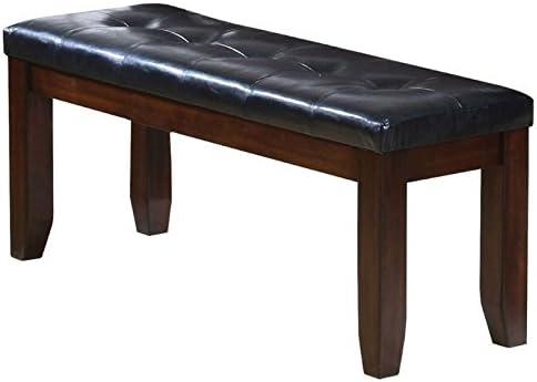 Faux Leather Upholstered Bench