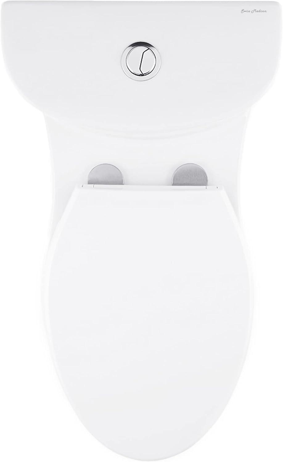 Sublime One-Piece Elongated Dual-Flush Handle Toilet 1.28 gpf