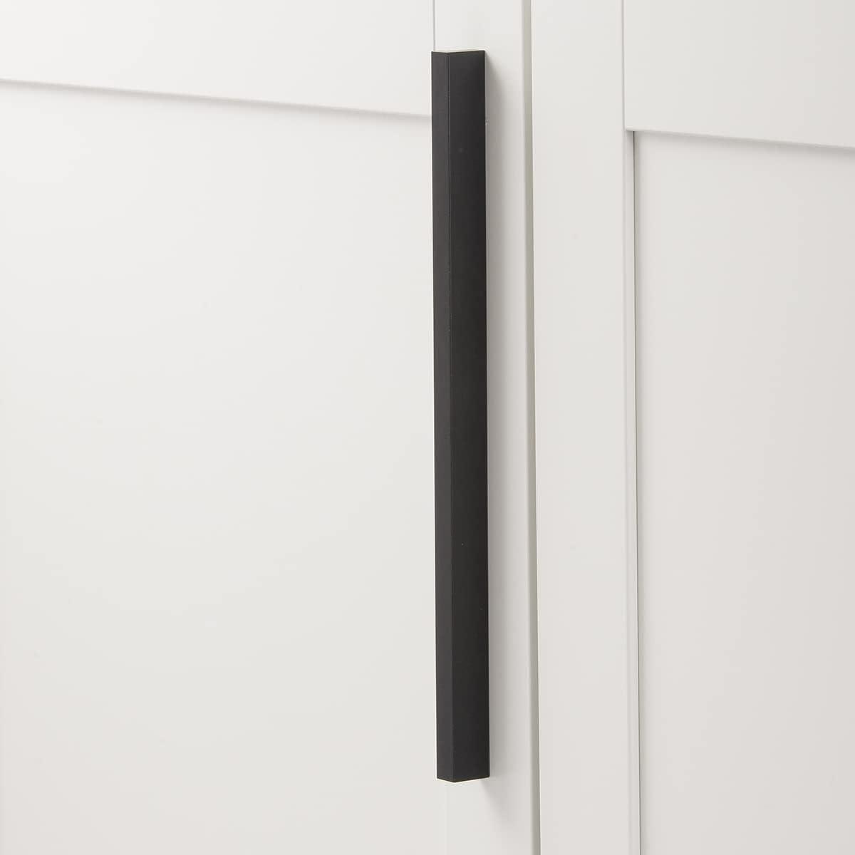 Hickory Hardware Streamline Kitchen Cabinet Handles, Solid Core Drawer Pulls for Cabinet Doors, 8-13/16" (224mm) (Set of 5)