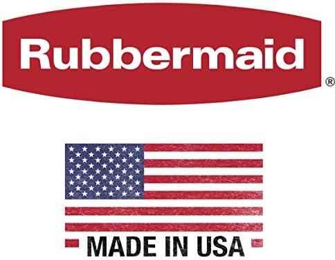 Rubbermaid 11.25 gal Dual Action Plastic Kitchen Lid, White