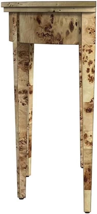 Butler Specialty Company Hampton Burl Demilune 36" Console Table - Light Brown