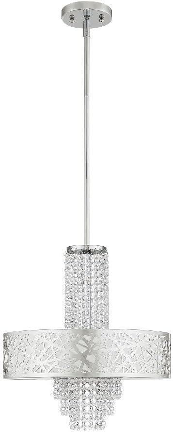 Livex Lighting Allendale 4 - Light Chandelier in  Polished Chrome