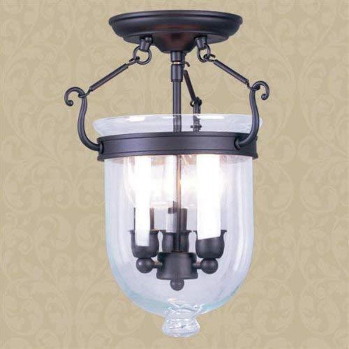 Livex Lighting Jefferson 3 - Light Flush Mount in  Bronze