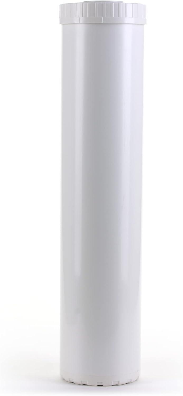 Hydronix EC-4520W White Empty Water Filter Cartridge Durable Construction For Pre Post, Fits Standard Housings 4.5 x 20