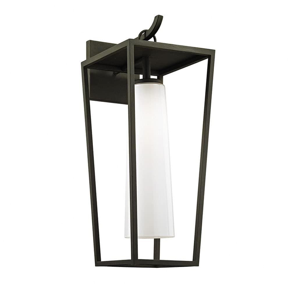Troy Lighting Mission Beach 1 - Light Wall Light in  Black Opal Shade