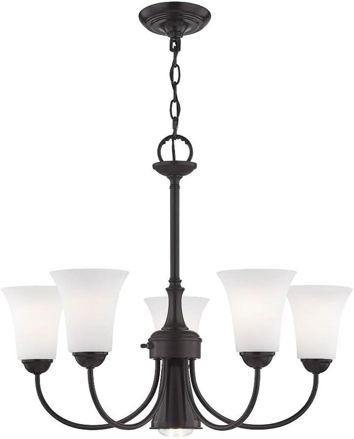 Traditional Five Light Chandelier-Antique Brass Finish Bailey Street Home 218-Bel-2255990