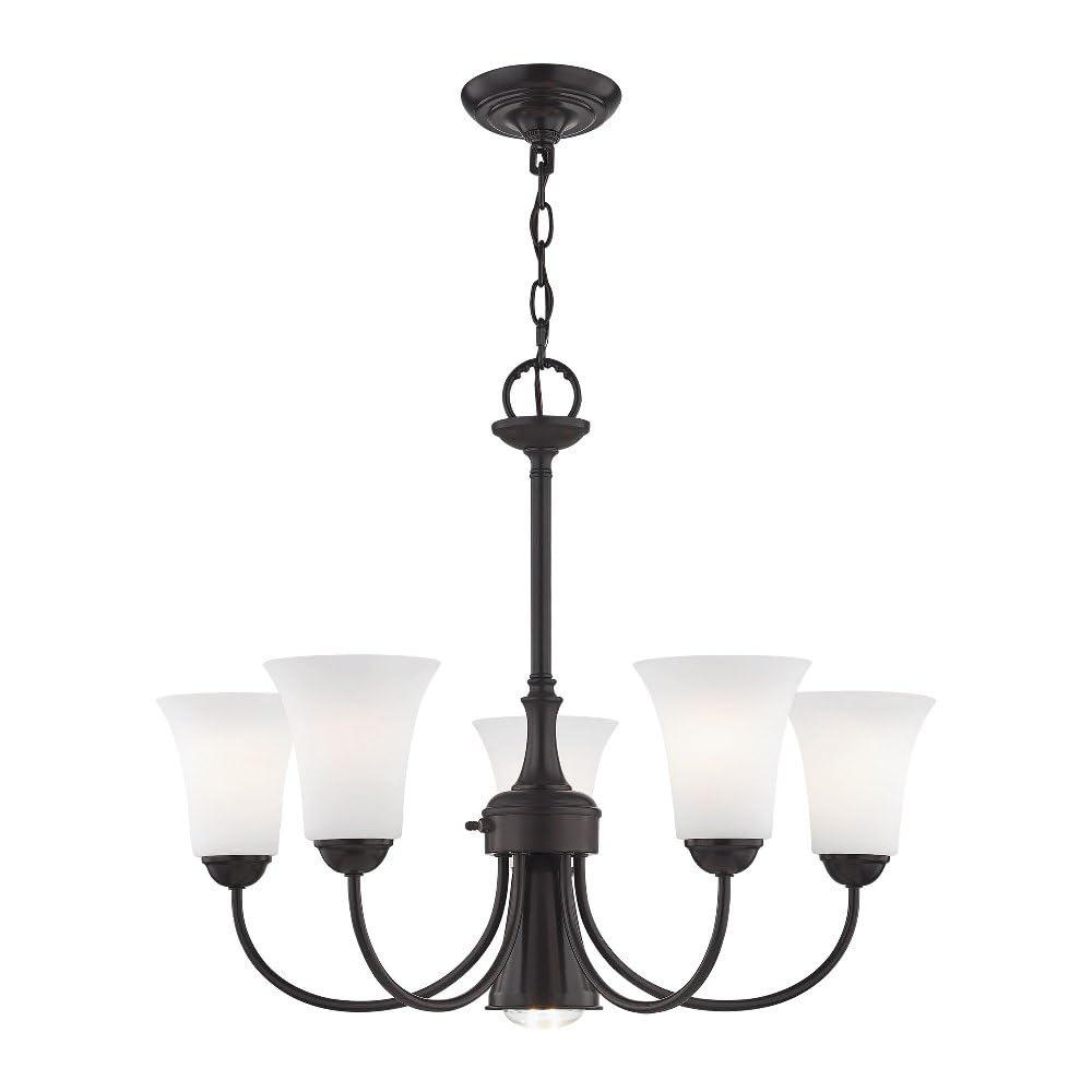 Traditional Five Light Chandelier-Antique Brass Finish Bailey Street Home 218-Bel-2255990