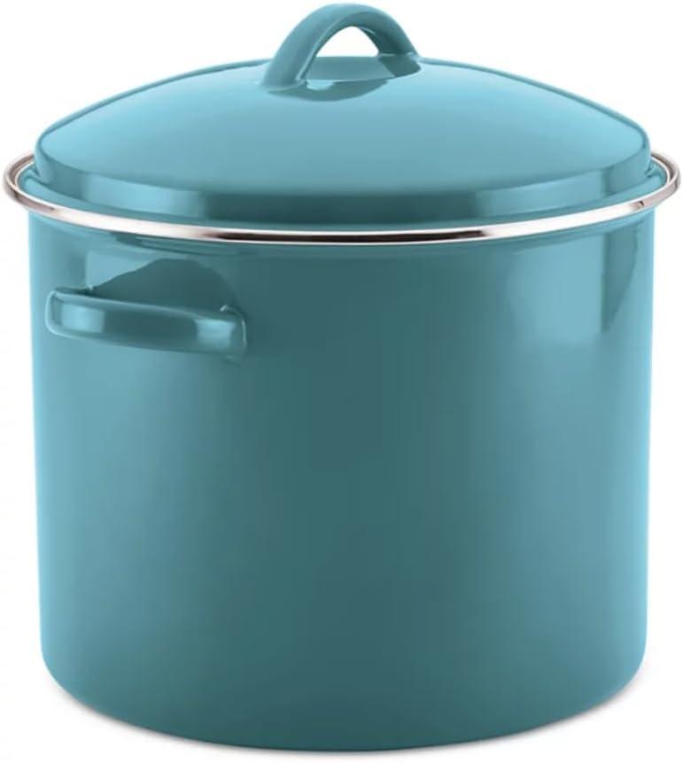 Farberware Farberware Enamel-on-Steel Large Stockpot with Lid, 16-Quart