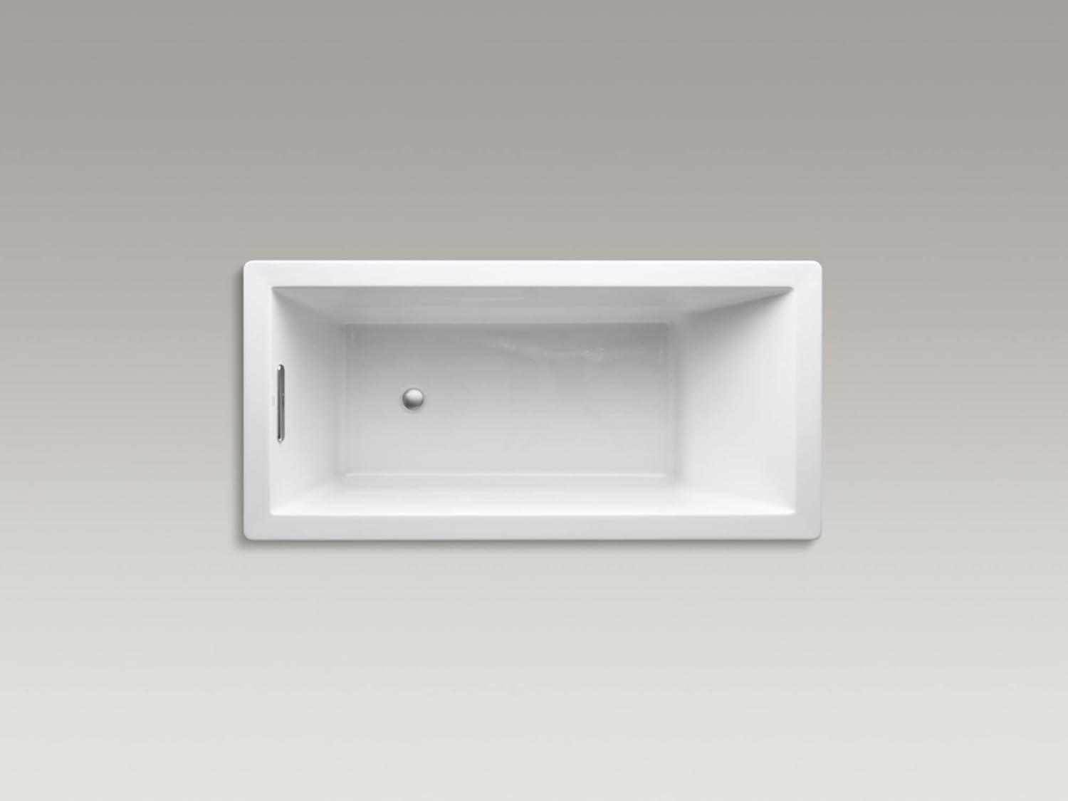 Underscore® 66" x 32" Undermount Soaking Acrylic Bathtub