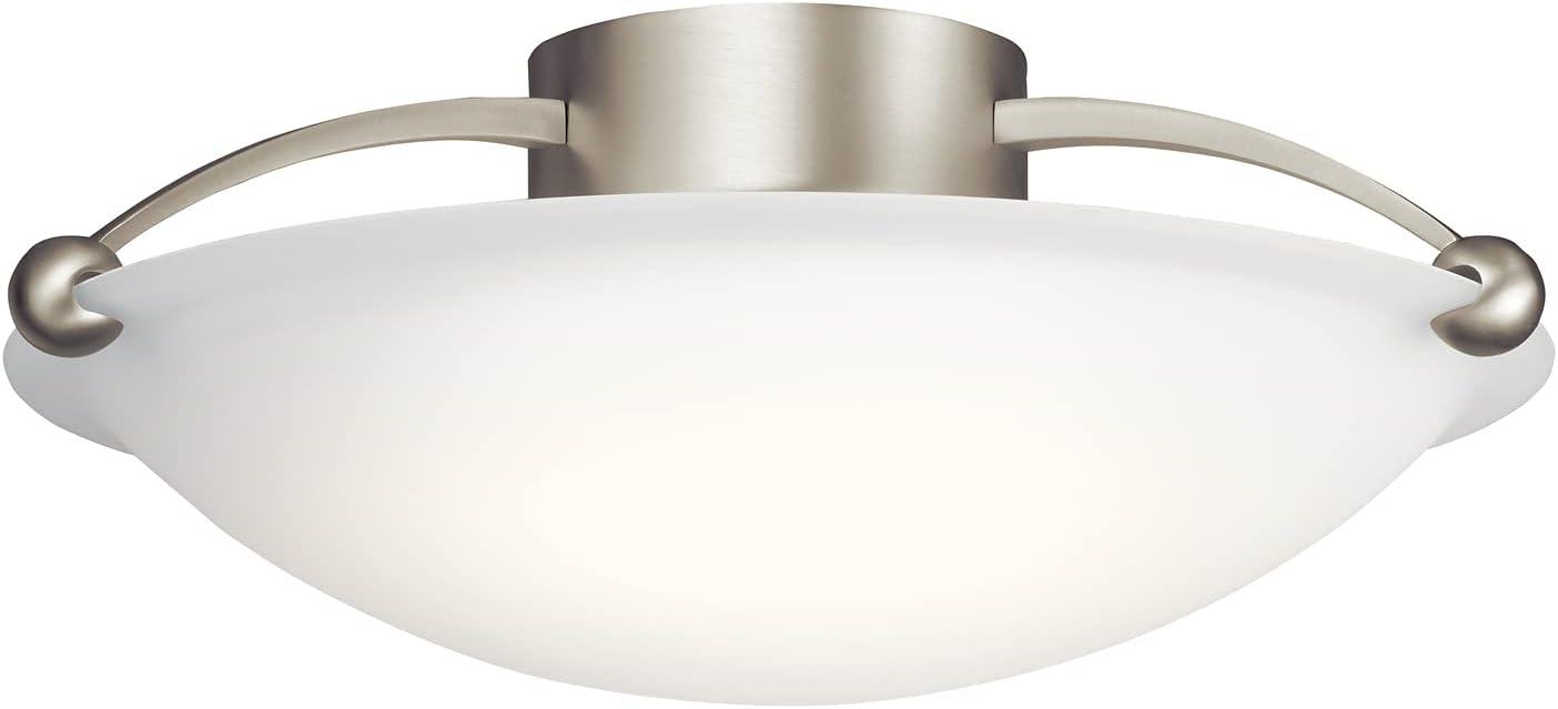 Kichler Lighting 3 - Light Semi-Flush Mount in  Brushed Nickel