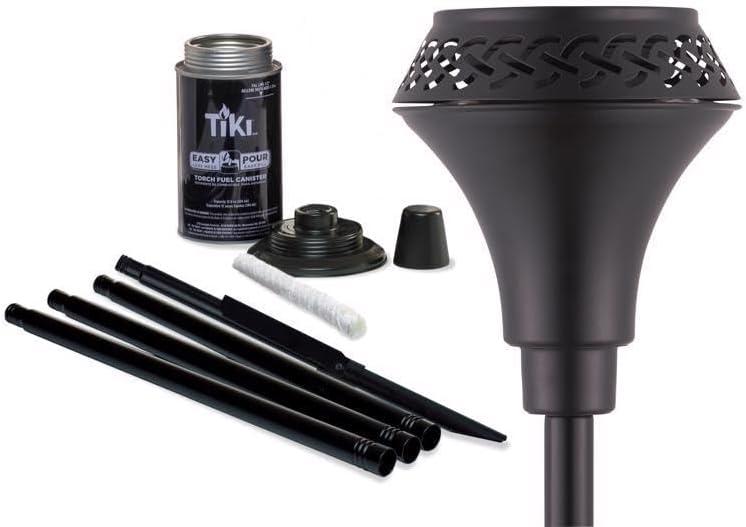 TIKI® Brand Island King® 65 Inch TIKI Torch Metal Black