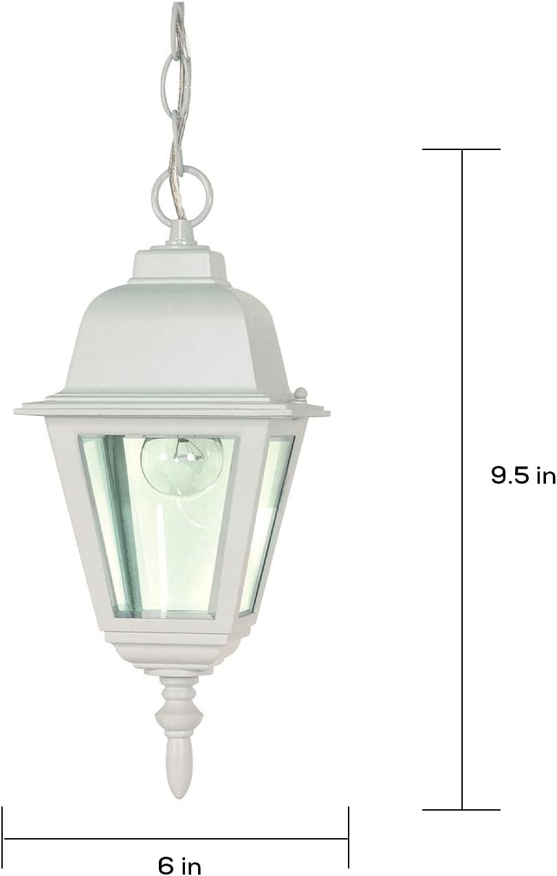 Nuvo 60-487 - Briton - 1 Light - 10" - Hanging Lantern - w/ Clear  Glass