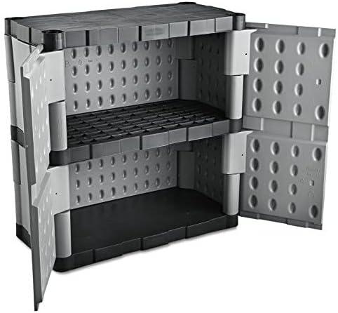 37" H x 36" W x 18" D 2 Door Storage Cabinet