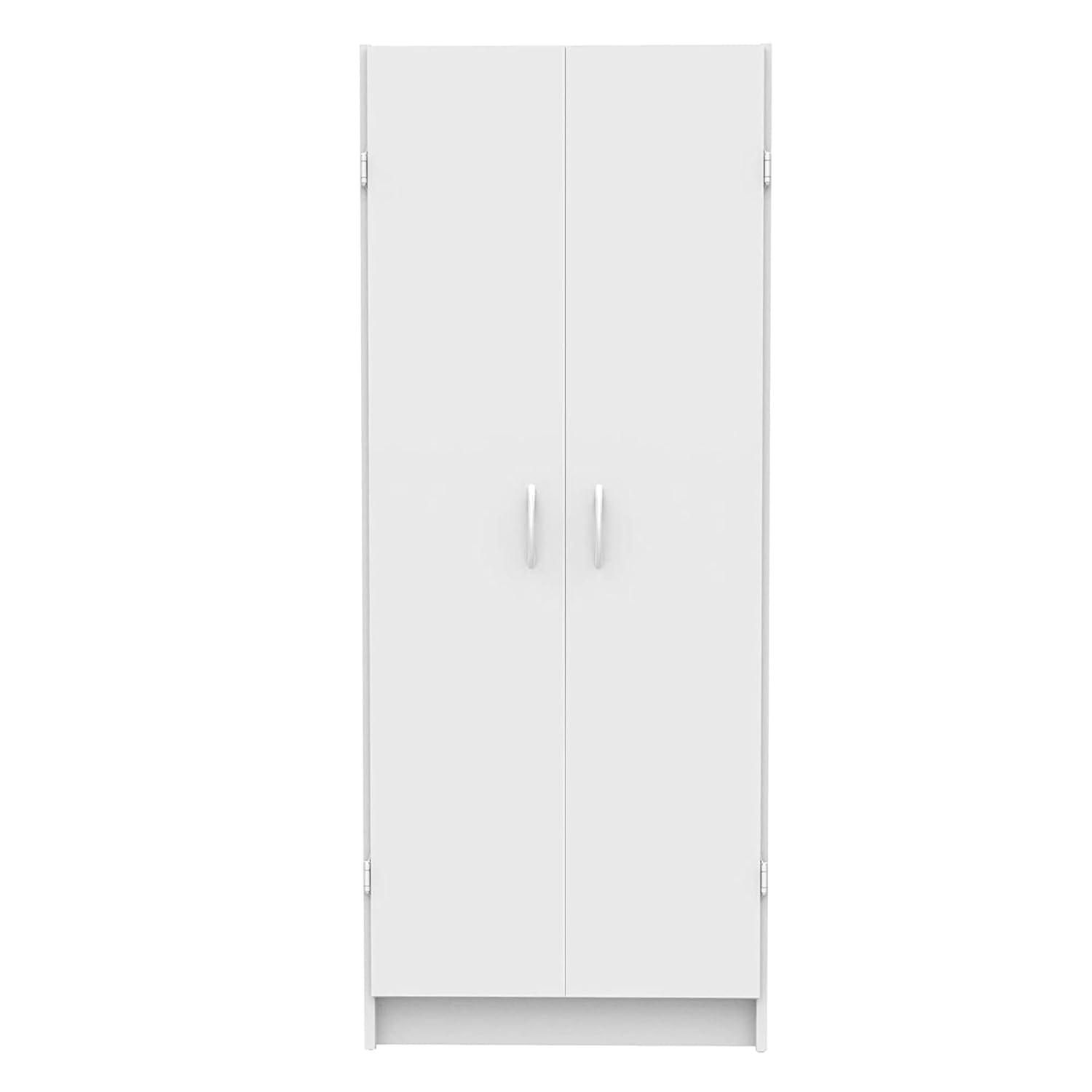 ClosetMaid 12.5 x 24 x 59.5 Inch Adjustable 4 Shelf Pantry Cabinet, White