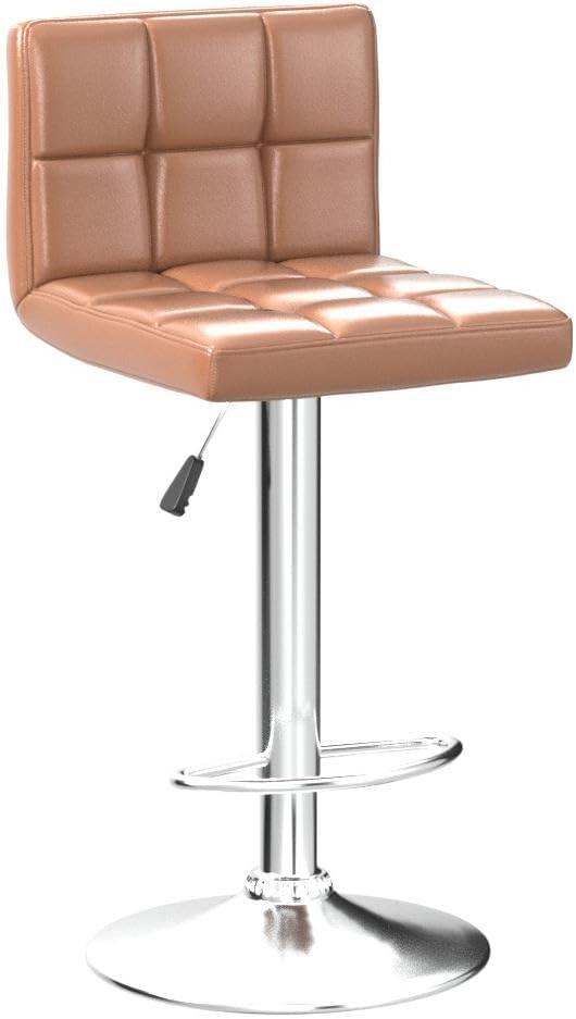 LACOO 33" - 44" Bar Height Adjustable Swivel Barstool