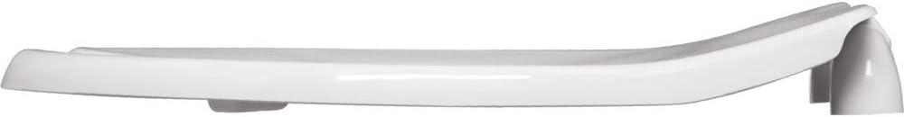 BB955CT Commercial Open Front Baby/Toddler Toilet Seat, Never Loosens, Plastic, White, Round