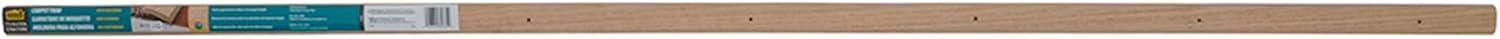 M-D Building Products 85365 1-7/16 In. X 72 In. Unfinished Hardwood Carpet Trim w/ Screws