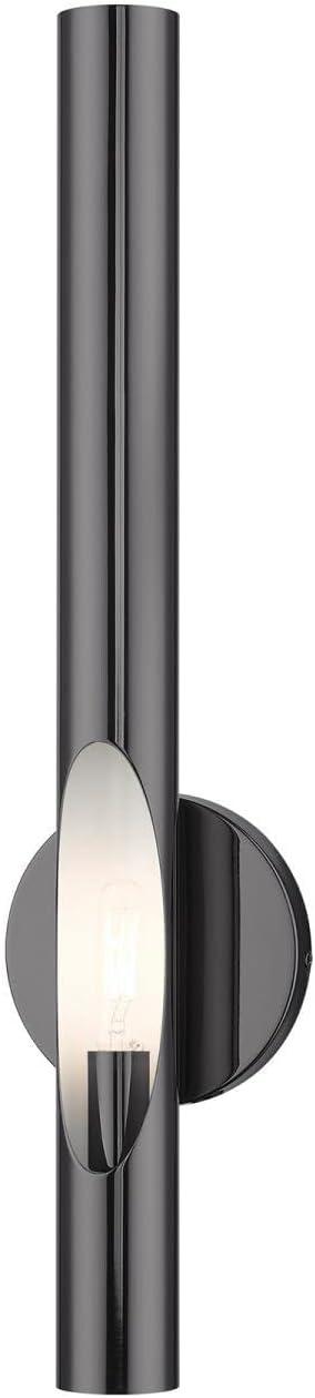 Livex Lighting Acra 1 - Light Wall Light in  Black Chrome