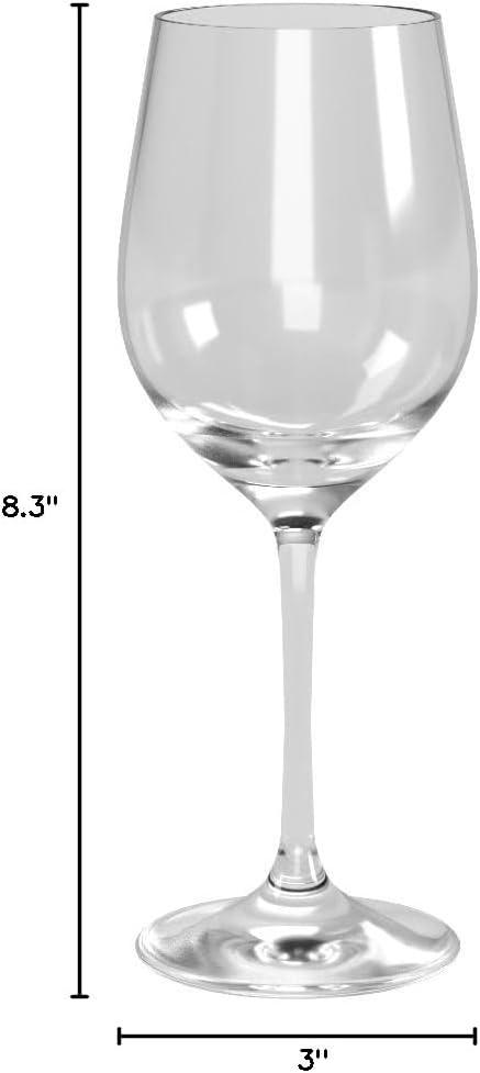 Spiegelau 12oz Lead-Free Crystal White Wine Glass Set