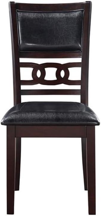 New Classic Furniture Gia Dining Collection with Table & 4 Chairs, Ebony