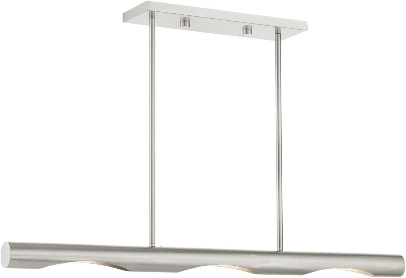 Livex Lighting Acra 3 - Light Chandelier in  Brushed Nickel