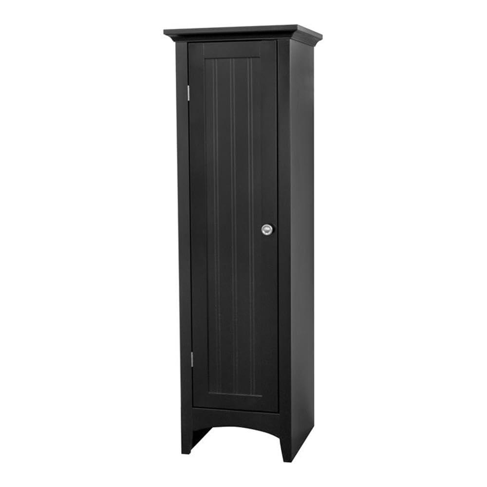 OS Home & Office One Door Kitchen Storage Pantry in Black