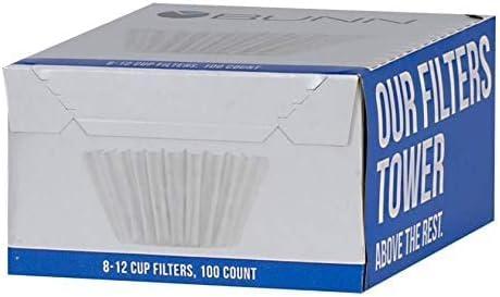 White Paper Coffee Filters for 8-12 Cup Brewers