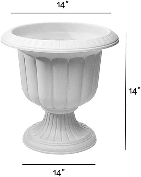 Novelty Mfg 38146 Planter, Classic Urn, Stone Resin, 14-In.