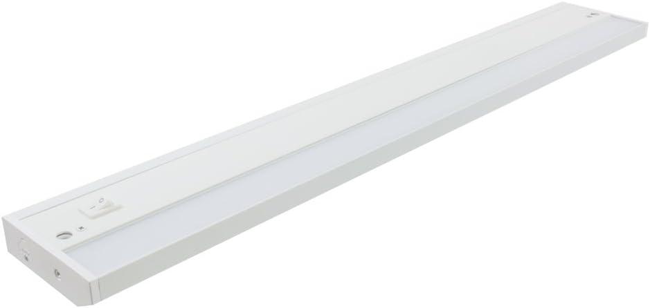 24-Inch White Aluminum LED Under Cabinet Light Fixture