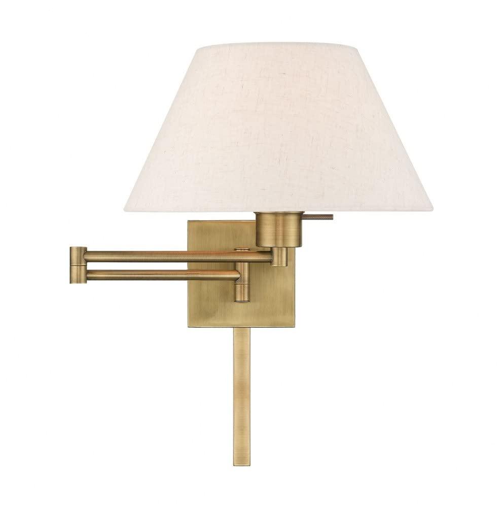 Livex Lighting 1 - Light Wall Light in  Brushed Nickel