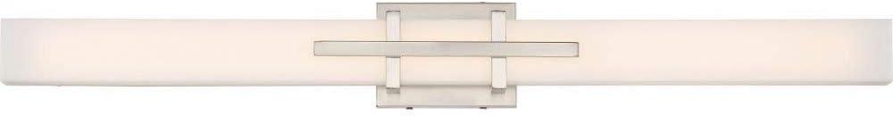 Grill Polished Nickel 36" LED Bath Bar with Dimming Capability