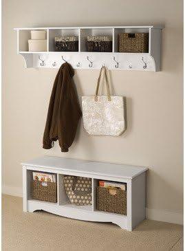 Cubbie Bench White - Prepac