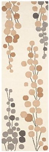Soho SOH338 Hand Tufted Area Rug - Beige/Grey - 7'6"x9'6" - Safavieh.