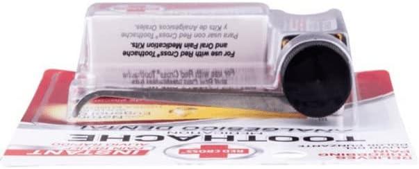 Red Cross Toothache Medicine Kit, Instant Pain Relief of Throbbing Toothache, 1/8 (.125) fl oz