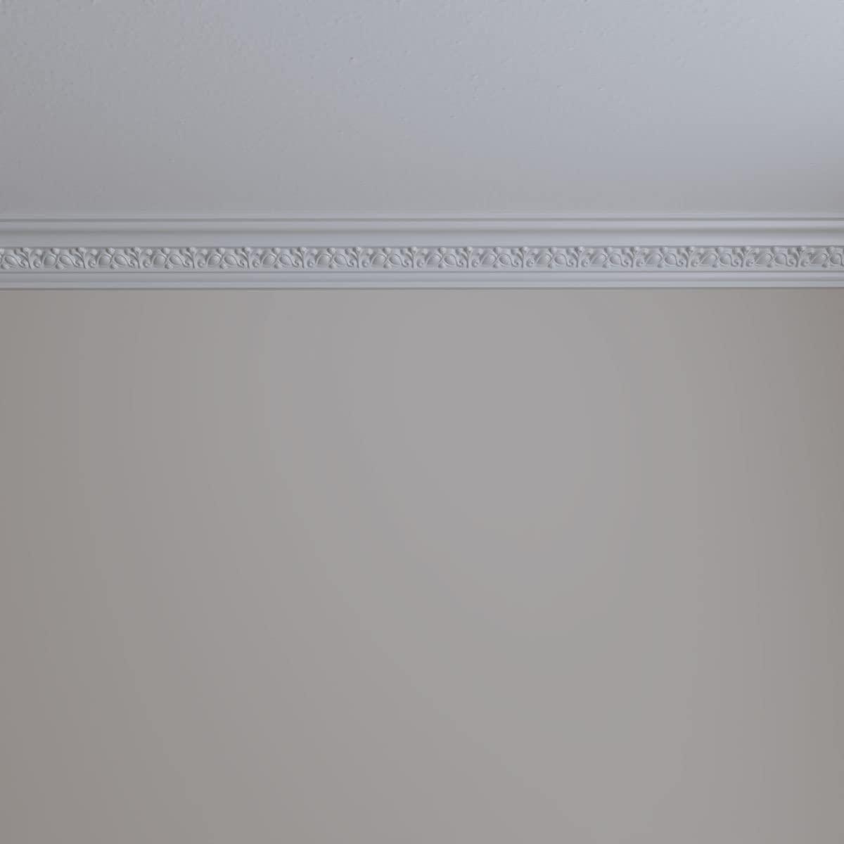Ekena Millwork 2 3/4"H x 3 1/8"P x 4 1/4"F x 94 1/2"L Nexus Crown Moulding