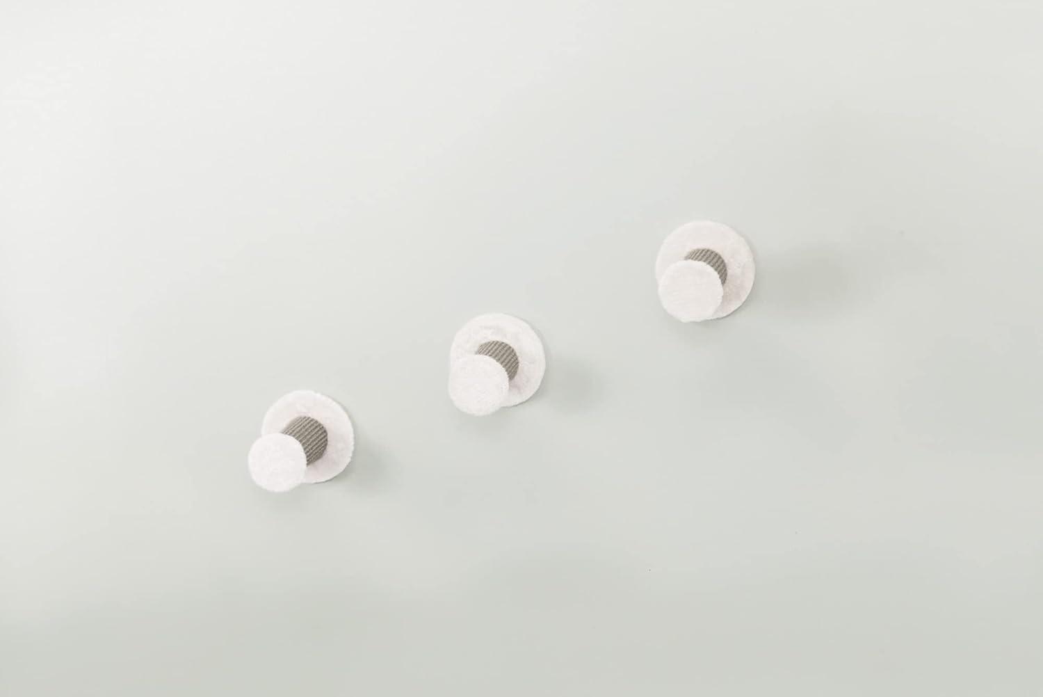 White Sisal Wall Mount Cat Climbing Steps, 3-Piece Set