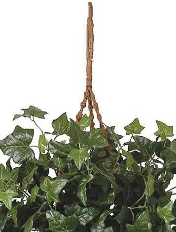 Gracie Oaks Nearly Natural English Ivy Hanging Basket
