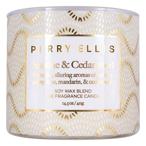 Perry Ellis Eveyday Jasmine & Cedarwood Scented Candle