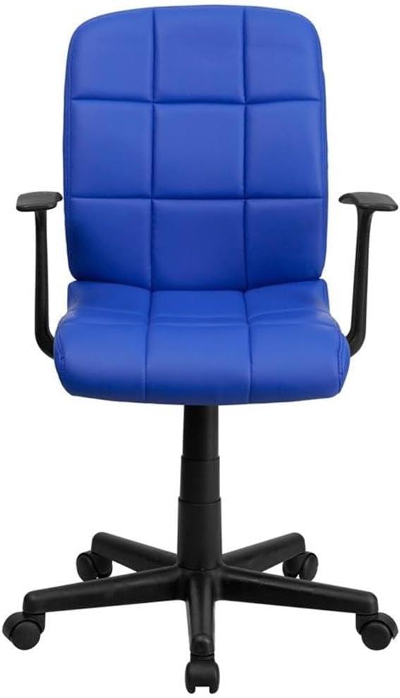 ColorLife Bonavant Mid-Back Quilted Vinyl Swivel Task Office Chair