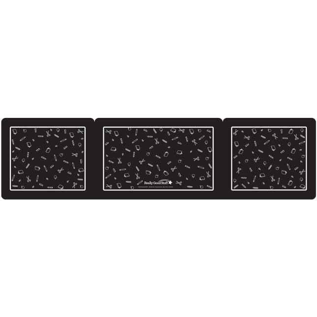 Really Good Stuff Deluxe Privacy Shield, 1pc, Large - Black Corrugated Plastic | Testing Divider Boards for Student Desks, Classroom Essentials & Must Haves